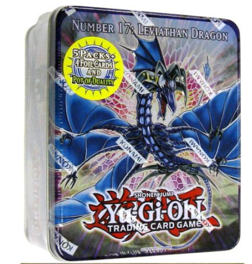2011 Yu-Gi-Oh! TCG Collectible Tins: Number 17: Leviathan Dragon Collectible Tin with Pot of Duality