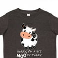 thumbnail image 4 of Inktastic Sorry, I'm a Bit Moody Today Cute Cow Pun Boys or Girls Toddler T-Shirt, 4 of 5