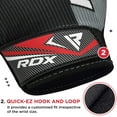 thumbnail image 5 of RDX Weight Lifting Full Finger Gym Gloves, Breathable, Gel Padded Touch Screen Glove with Anti Slip Grip, Small, 5 of 8