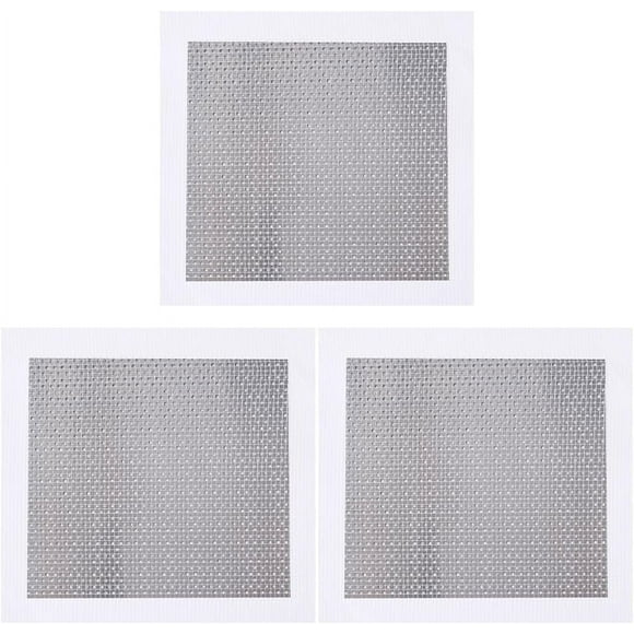 3 Sheets Wall Repair Patch Aluminum Drywall Repair Large Hole Patch Cover with Self-Adhesive Mesh Metal Quickly Repair for Ceiling Plaster Wall Holes 9.8x9.88 Inch