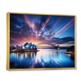 thumbnail image 2 of Designart "Sydney Icons Australia painting II" Australia Floater Framed Wall Art Living Room, 2 of 7