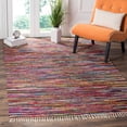 thumbnail image 1 of Safavieh Rag Rug Collection RAR128G Handmade Boho Stripe Cotton Area Rug, 9' x 12', Multi, 1 of 3