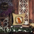 thumbnail image 7 of Nova Scotia Duck Tolling Retriever and Flowers Fabric Decorative Pillow 14 in x 14 in, 7 of 7