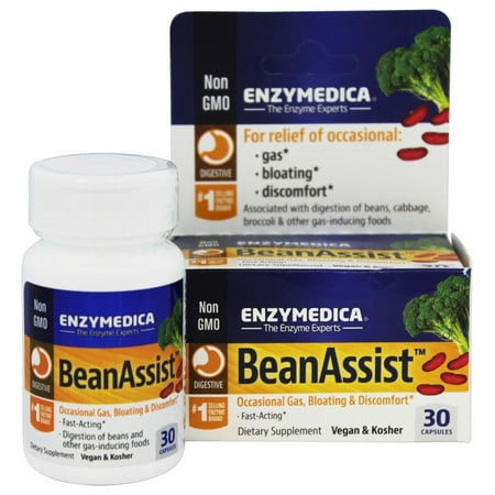 Enzymedica - Bean Assist Gas & Bloating Relief - 30