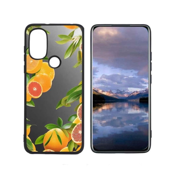 Citrus-Case-34 Phone Case, Degined for Moto G Power 2022 Case Men Women, Flexible Silicone Shockproof Case for Moto G Power 2022