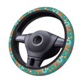 thumbnail image 6 of Lsque Ho Ho Ho Ultra Soft Car Steering Wheel Cover for Women, Standard 15 inch Size for Truck Van SUV Auto, 6 of 8
