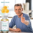 thumbnail image 2 of MENXI Omega-3 Fish Oil Capsules 2500mg, 3X Strength Concentrated EPA & DHA, No Fishy Smell Burpless Formula, High Potency Omega 3 Supplement, 120 Count, 2 of 9