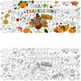 thumbnail image 4 of Thanksgiving Themed Giant Coloring Poster Tablecloth For S Family, 30X72 Inch Large Size For Group Activity Party Classroom Decoration, Easy To Clean Durable Paper, 4 of 5