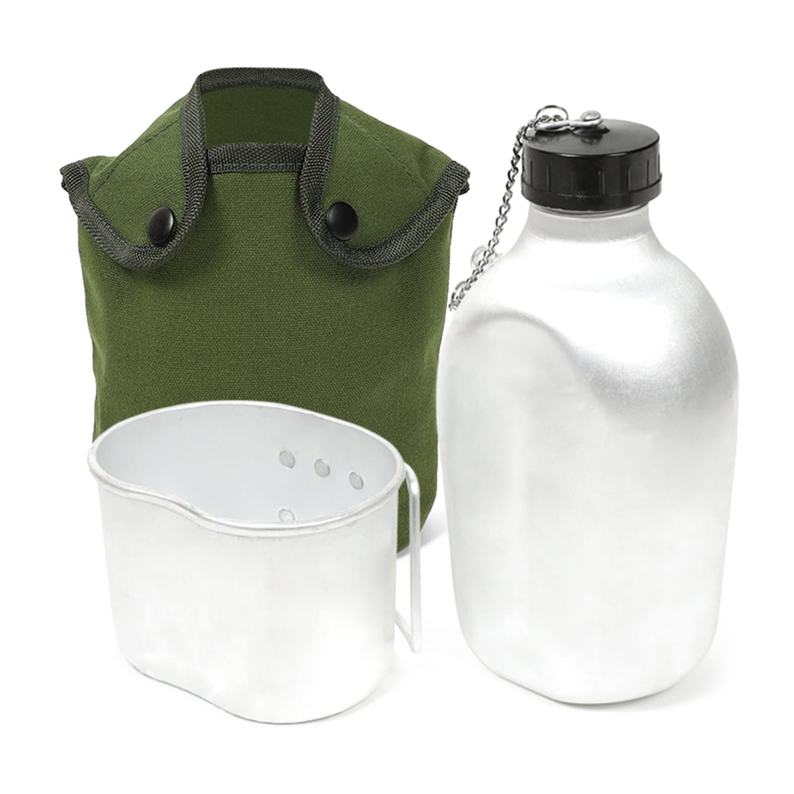 Details about   Canteen Bottle Military Water Flask Camping Survival Kettle Pouch Backpacking