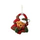 thumbnail image 2 of Adornos navideños - Figura de tela con Santa, muñeco de nieve, 16x12cm, decoraciones para árbol, puerta o escritorio, 2 of 6