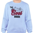 thumbnail image 2 of Mountains the Cool Mom Sweatshirt Unisex Small Light Blue, 2 of 5
