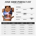 thumbnail image 5 of Uemuo Lantern On Snow With Christmas Pattern Women's Sports Bra - High Impact Support, Breathable, and Comfortable Athletic Bra for Running, Yoga, and Workouts, 5 of 9