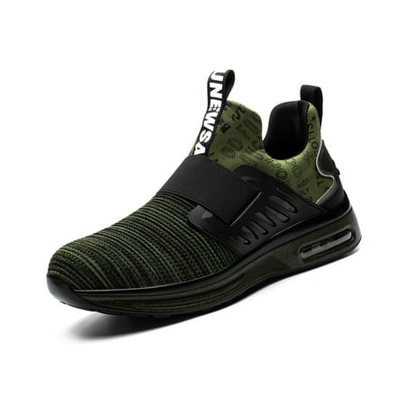 

OwnShoe Men’s Work Shoes Steel Toe Safety Shoes Women’s Lightweight Work Sneakers for Construction