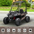 thumbnail image 4 of Aosom 12V Kids UTV, Battery Powered Electric Ride on Car with Music, Lights, MP3/USB, Suspension System & Remote Control, Camo, 4 of 10