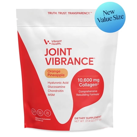 Vibrant Health Joint Vibrance, Comprehensive Joint and Cartilage Support, 27.4 Ounces (42 Servings)