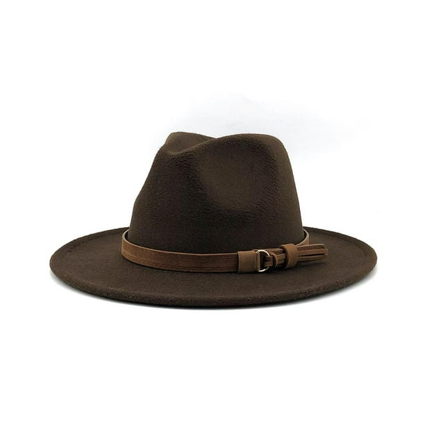 Sombrero de fieltro para mujer Sonducket Accesorio para el cabello Café 56-58cm
