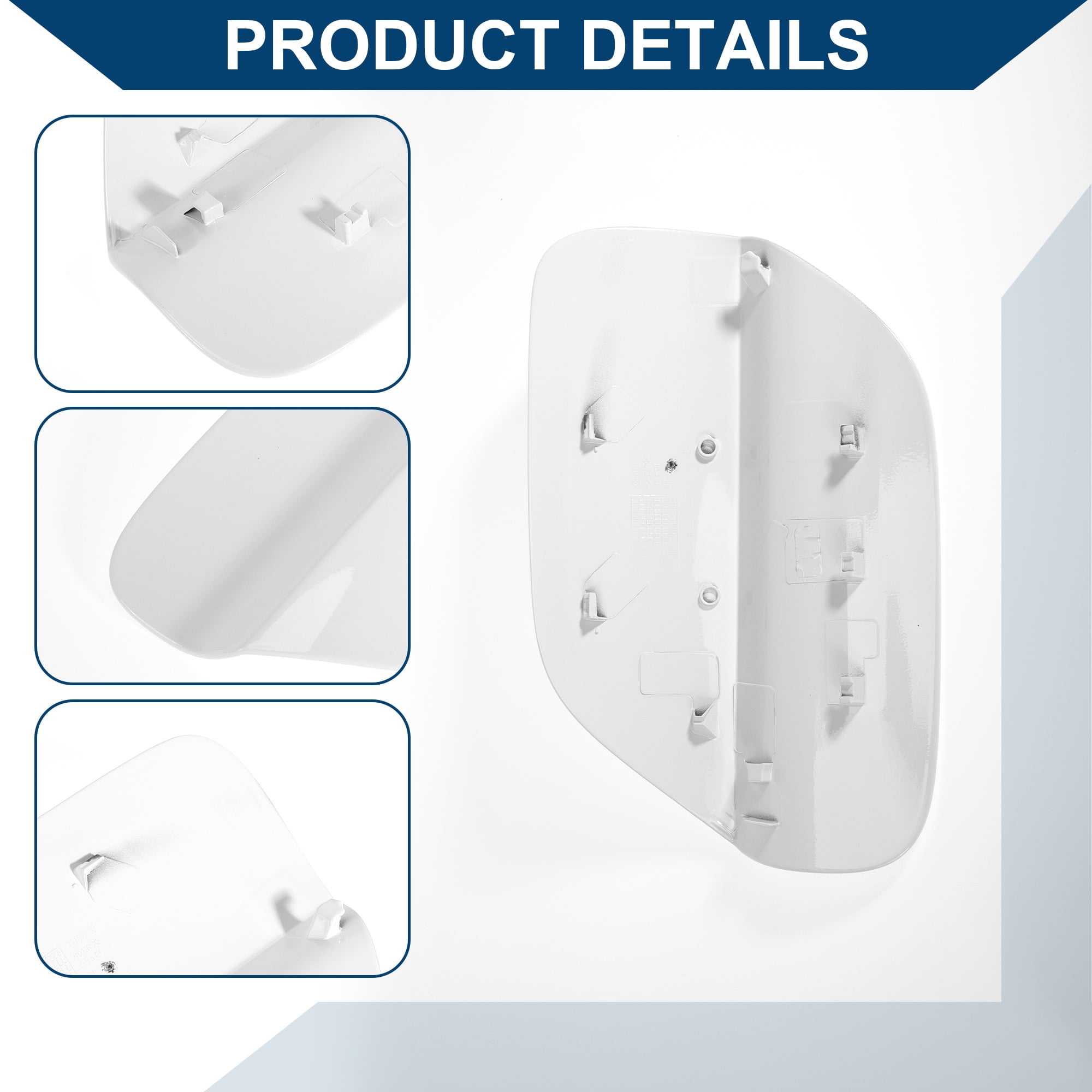 Unique Bargains Fuel Tank Door Cap for Volkswagen Passat 2017-2024 Filler Flap Cover White