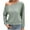 Army Green, variant on Cheap Sweatshirts Womens Quarter Zip Pullover Color Skew Collar Blouses Long Sleeve Long Sleeve Skew Collar Blouses