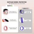 thumbnail image 5 of Luggage Compartment Wheel Protector, Dust-proof, Scratch-proof, Noise-reducing Wheel Protector (Black, 8 pieces), 5 of 5