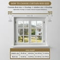 thumbnail image 6 of Heavy Duty Curtain Rods for Windows 72 to 144 Inch, 1 Inch Antique Bronze Curtain Rod, Adjustable Length Rod with Metal Finials, Modern Decor for Bedroom Kitchen Living Room(16 to 150 Inch), 6 of 18