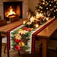 thumbnail image 6 of Antqov Christmas Table Runner, 13x72" Winter Xmas Holiday Table Runners Washable Seasonally Christmas Tablecloth for Home Kitchen Dining Party Decor, 6 of 6
