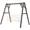 Carbonized, variant on GlowPlume 660 lbs Porch Swing Frame, Heavy Duty A-Frame Wooden Swing Stand for DIY Painting, Freestanding Hanging Chair Stand Only for Porch, Lawn, Garden, Backyard, Carbonized