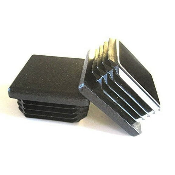 1" Square TUBING END Cap Plug - Quantity of 8
