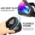 thumbnail image 4 of 2-Pack Snow Sports Goggles Ski Goggles Skate Glasses with UV Protection Windproof, 4 of 4