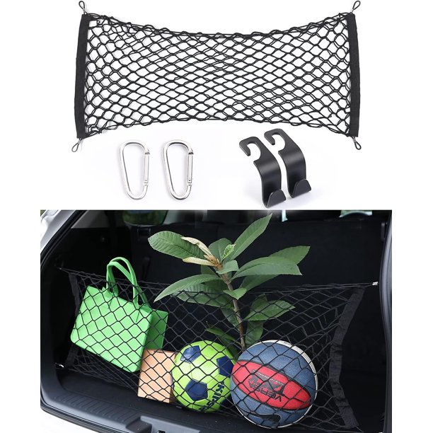 Para Toyota Highlander 2014-2023 Envelope Cargo Net- Organizador de almacenamiento estirable de servicio pesado- Portador elástico ajustable premium para Highlander Interi