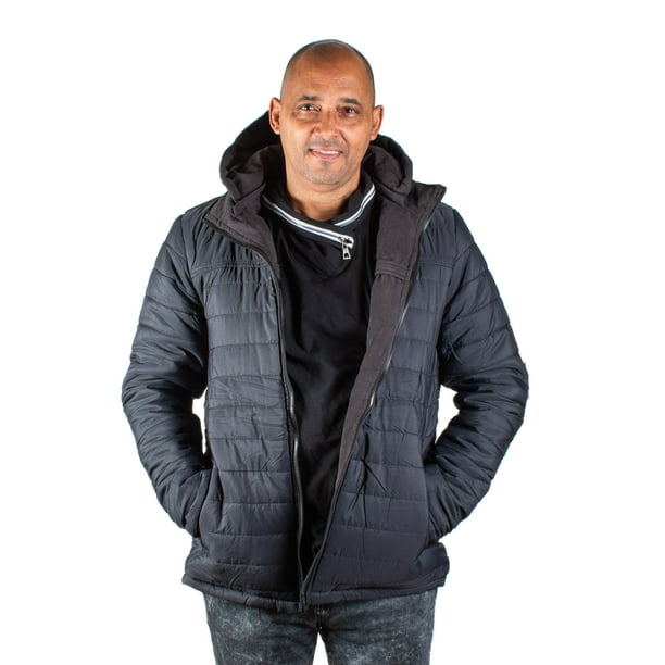 Chamarra Hombre Doble Vista. Doble Estilo: Duvet Y Gabardina