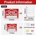 thumbnail image 2 of Carteles Open House ComboJoy, 8 unidades, 61 x 41 y 43 x 30 cm, impermeables, 2 of 7