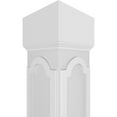 thumbnail image 4 of Ekena Millwork 12"W x 8'H Craftsman Classic Square Non-Tapered Paramount Fretwork Column w/ Mission Capital & Mission Base, 4 of 8