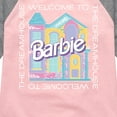 thumbnail image 3 of Barbie - Welcome To The Dreamhouse - Toddler & Youth Girls Raglan Graphic T-Shirt, 3 of 4