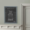 thumbnail image 4 of Barware Blueprint VII - Barnwood Framed Canvas - 17 x 20 - Grey, 4 of 4