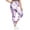 Watercolor Violet, variant on Women's Printed Full Length Leggings - Plus Size