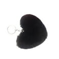 thumbnail image 3 of Heart Shape Hair Pendant Handbag Decor Keychain Key Buckle Ring Shoulder Bag Hanging Ornaments, 3 of 4