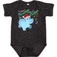 thumbnail image 3 of Inktastic I Want a Hippopotamus for Christmas Hippo in Santa Hat Boys or Girls Baby Bodysuit, 3 of 5