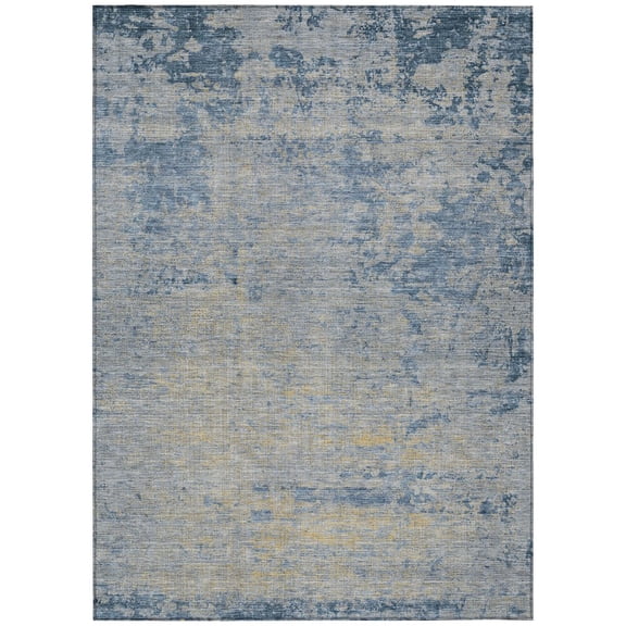Dalyn Rugs Machine Washable Indoor/Outdoor Chantille Navy 2'6" x 3'10" Rug