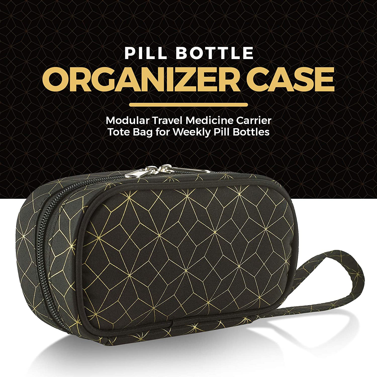 Vitamin Bottle Organizer Box 