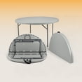 thumbnail image 2 of Hampden Furnishings Premium Seating Plastic Fold in Half Table, 60” Round Indoor/Outdoor, 2 of 11