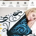 thumbnail image 3 of JRXY Flannel Fleece Blanket Sunflower Faith Love Hope Family (Light Brown, Bright) - Soft, Cozy, and Versatile White, 3 of 6