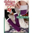 thumbnail image 2 of EBMORE Medias Pantuflas Para Mujer Moradas, Peludas, Cálidas y Acogedoras de Forro Polar, 2 of 6
