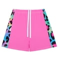 thumbnail image 6 of WIBACKER Girls Leopard Swimsuit Set 2 Pieces Short Sleeve Rash Guard Swimwear UPF 50+ Summer Beach Bathing Suit 4-12 Years, 6 of 10
