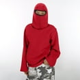 thumbnail image 6 of WOYY Big Boys Hoodie Solid Soft Pullover Ninja Hooded Sweatshirt, Sizes 7-8, 6 of 8