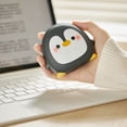 thumbnail image 2 of Rechargeable Hand Warmers Heat Adjustable Temperature Cartoon Penguins Design Cold Weather Use, 2 of 9