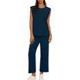 thumbnail image 3 of Cutuoiiu Plus Size Women's Solid Color Loose Fit Wide Leg Jumpsuit with Ruched Bust Design and Pockets for Spring and Summer Daily Wear Gifts, 3 of 7