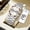 Gold Shell White Surface, variant on New men's watch, super luminous, waterproof, high-end, high-fashion quartz watch for men