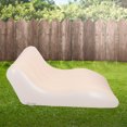 thumbnail image 1 of Inflatable Lounge Sofa, Soft Velvet Fabric, Comfortable and Supportive PVC Bed in S Shape Design for Home, Picnics, Hiking, Park, Travel, Easy to Carry, Store, and Wash, 1 of 7
