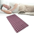 thumbnail image 4 of Washable Underpad, Purple Plaid Breathable Incontinence Bed Pad Heavy Absorbency Machine Washable  For Sofa, 4 of 8