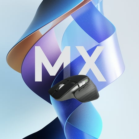Logitech - MX Master 3S Wireless Laser Mouse with Ultrafast Scrolling - Black